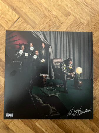 Burna Boy album cover "No Sign Of Weakness" vinyl record.