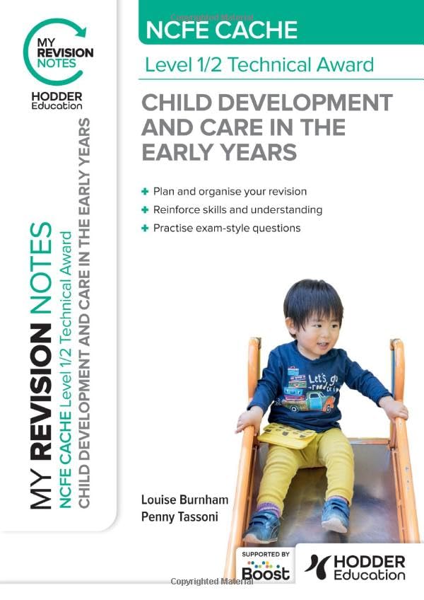 Book cover for Child Development and Early Years revision notes.