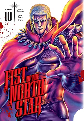 Fist of the North Star manga volume 10 cover with a muscular man.