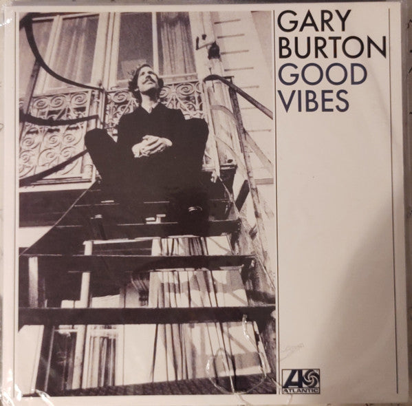 Black and white album cover featuring Gary Burton on vibraphone.