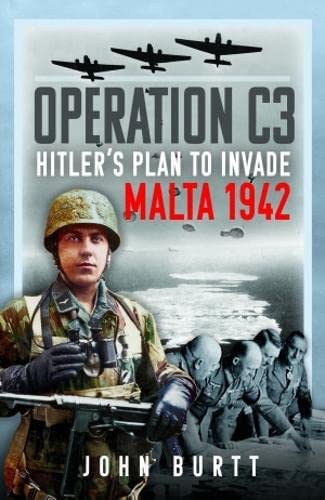 Book cover depicting a WWII soldier, planes, and text about Operation C3.