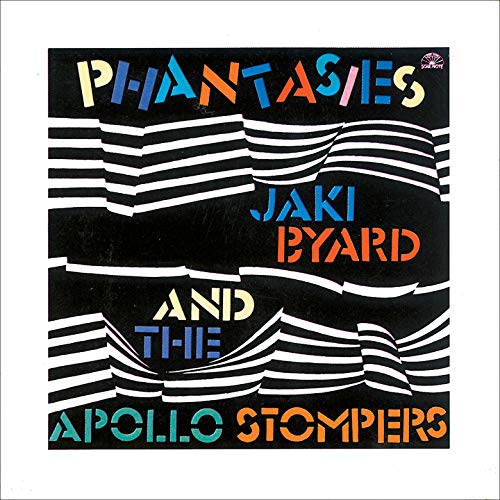 CD cover for Jaki Byard’s “Phantasies” with wavy black and teal lines.