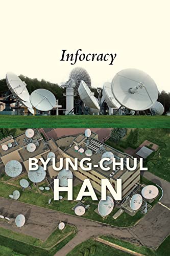 Book cover showing satellite dishes and an aerial view of a facility with dishes.