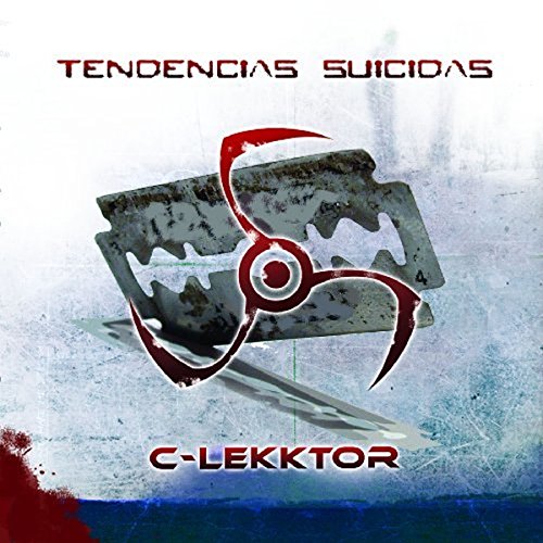 CD cover: "Tendencias Suicidas" by C-Lekktor, featuring a razor blade image.