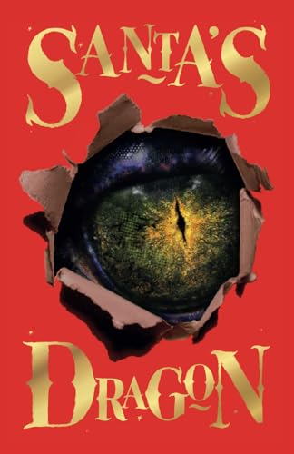 Book cover: a dragon’s green eye peers through torn gold lettering.