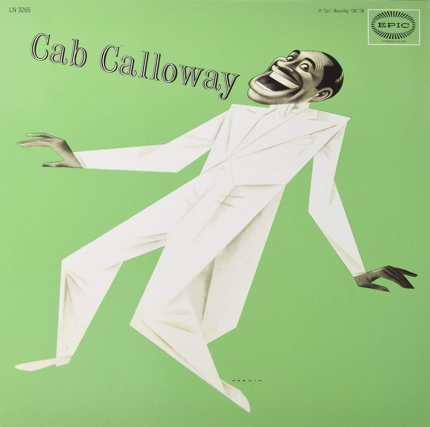 Cab Calloway album cover with stylized illustration of a performer.