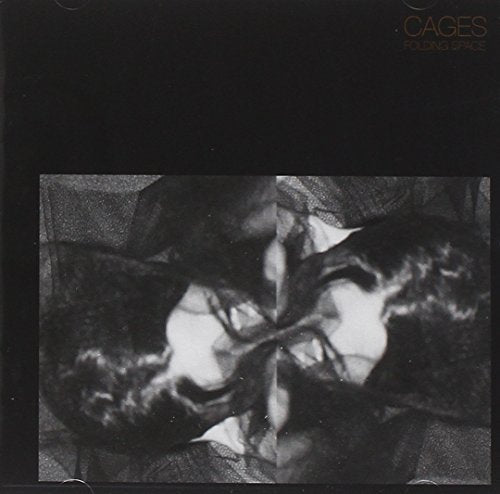 CD cover for Cages’ “Folding Space” with abstract, distorted imagery.