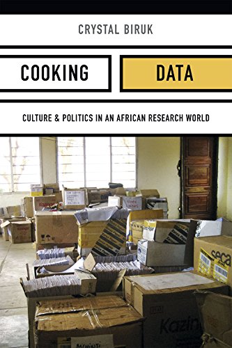 Book cover with text "Cooking Data" over a photo of stacked boxes.