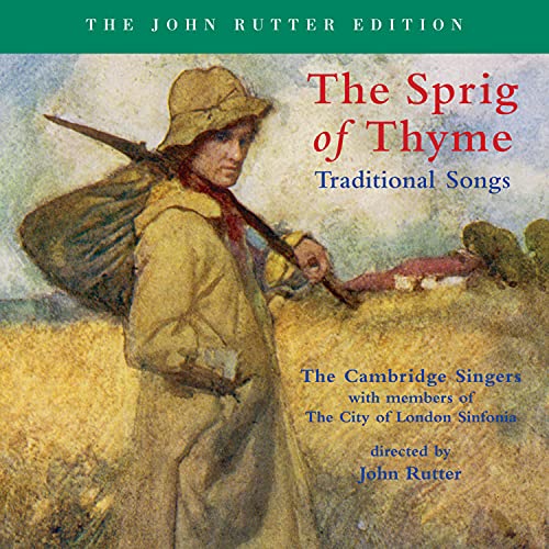 CD cover featuring an impressionist painting of a traveler in a field.