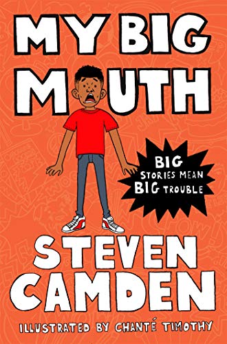 Book cover: "My Big Mouth" features a surprised boy with a large mouth.