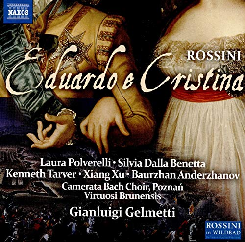CD cover for Rossini’s “Eduardo e Cristina” featuring classical portraiture.