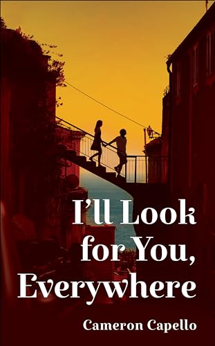 Book cover: silhouetted couple on a bridge against a sunset.