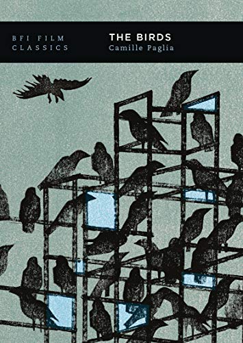 Book cover with many dark birds perched on and around geometric structures.