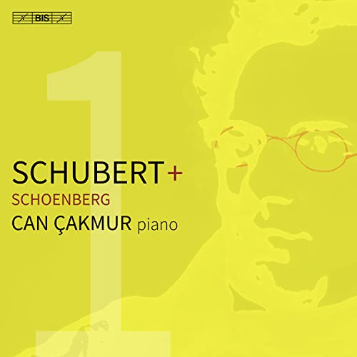 CD cover for Can Çakmur performing Schubert and Schoenberg piano works.