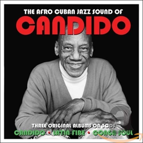 Candido album cover featuring a portrait of the musician Candido.