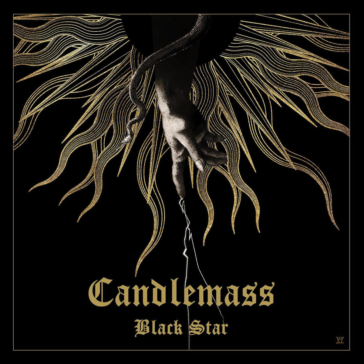 Candlemass Black Star EP vinyl record, black cover with star imagery.