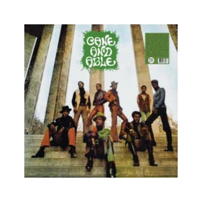 Cane & Able vinyl album cover with a group of people on steps.