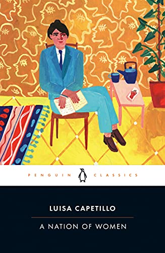 Book cover: illustrated man in a suit seated in a room.