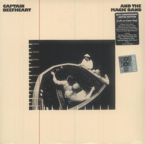 Album cover for Captain Beefheart’s “Clear Spot” with figures in a submarine.