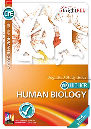 Bright Red study guide cover for Higher Human Biology, new edition.