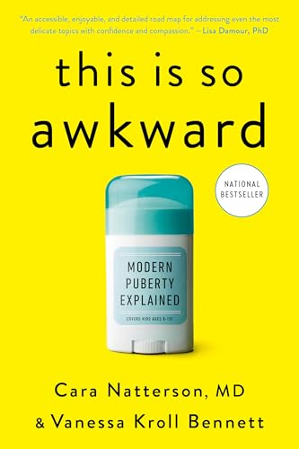 Book cover with a bright yellow background featuring a deodorant stick illustration.