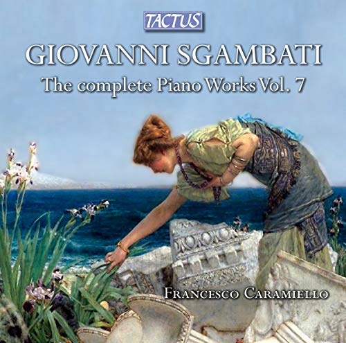 CD cover for Giovanni Sgambati’s piano works, featuring a painting.