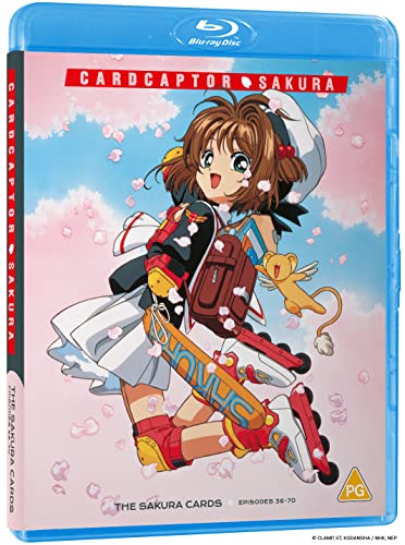 Cardcaptor Sakura Part 2 Blu-ray cover featuring Sakura and Kero on skates.