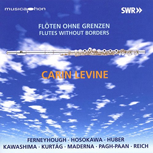 CD cover for Carin Levine’s “Flöten Ohne Grenzen” featuring a flute.
