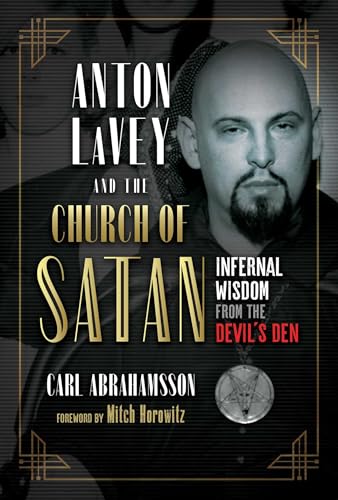 Book cover featuring Anton LaVey, founder of the Church of Satan.