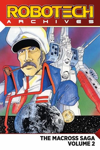 Robotech Archives: Macross Saga Volume 2 cover with a man and mecha.