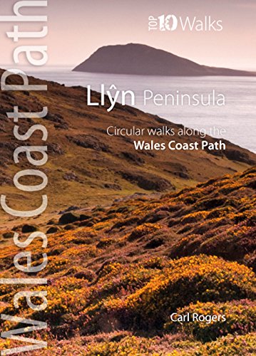 Book cover featuring a coastal landscape of the Llyn Peninsula, Wales.