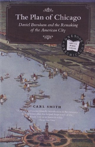 Book cover depicting a vintage illustration of sailboats on Chicago’s waterfront.