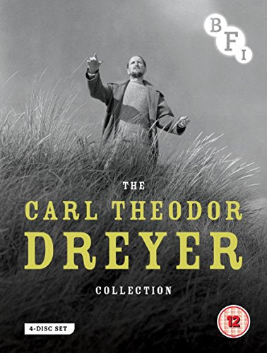 Blu-ray cover for "The Carl Theodor Dreyer Collection" with a man in tall grass.