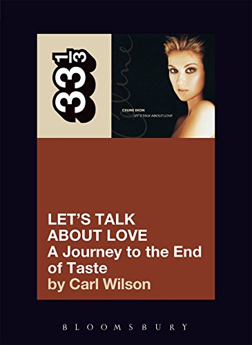 Book cover featuring Celine Dion, the 33 1/3 logo, and title text on brown background.