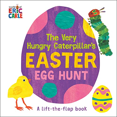 Book cover featuring The Very Hungry Caterpillar and Easter eggs.