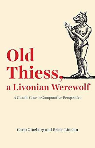 Book cover: "Old Thiess" with illustration of a standing werewolf.