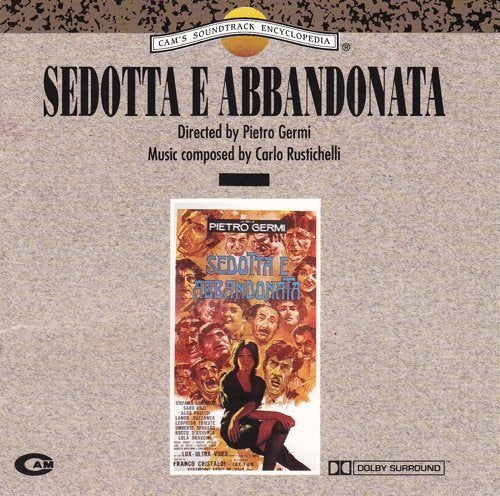 CD cover for "Sedotta E Abbandonata" with a film still image.