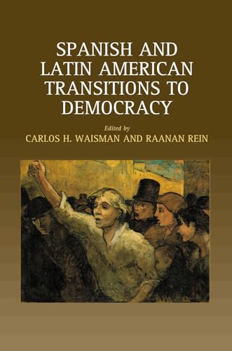Book cover: "Spanish and Latin American Transitions to Democracy" with painting.