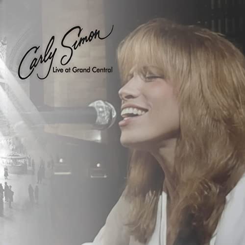 Carly Simon album cover featuring a smiling portrait of the singer.