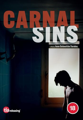 DVD cover for “Carnal Sins” featuring a silhouetted man and a window.
