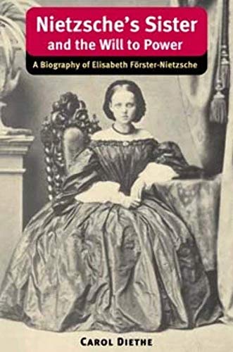 Book cover featuring a portrait of Elisabeth Förster-Nietzsche in Victorian dress.