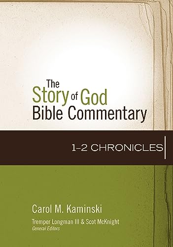 Book cover: "1–2 Chronicles" commentary, green and brown design, author Kaminski.