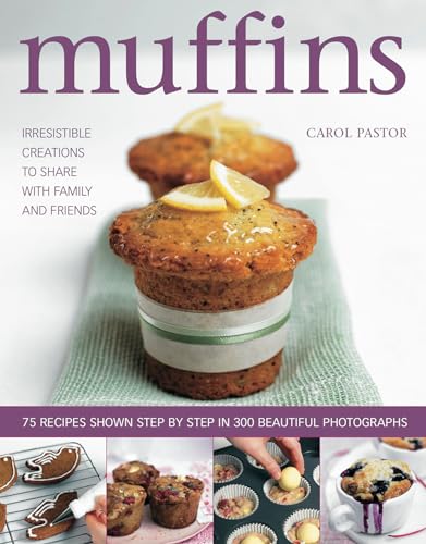 Cookbook cover featuring lemon muffins and smaller images of baking recipes.