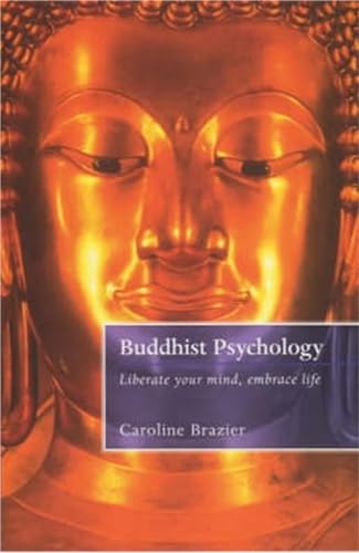 Book cover with golden Buddha face and title “Buddhist Psychology.”