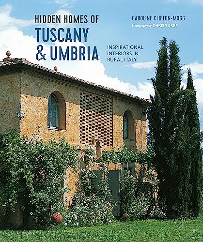 Book cover featuring a rustic Italian villa with cypress trees.