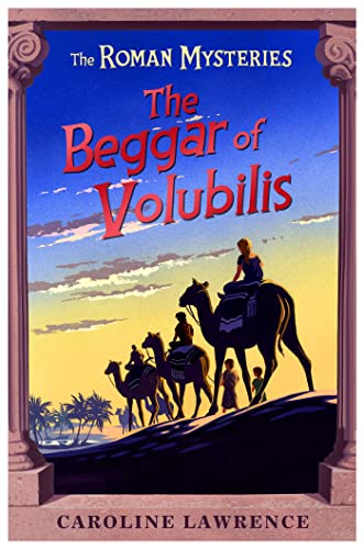Book cover with camels in a desert landscape, framed by columns.