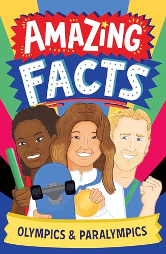 Book cover with illustrated athletes and the title "Amazing Facts: Olympics & Paralympics".