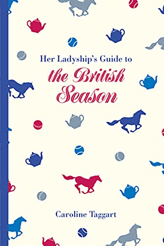 Book cover with horses, teapots, and balls on a cream background.