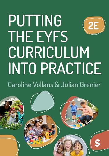 Book cover: "Putting the EYFS Curriculum into Practice" with children’s images.