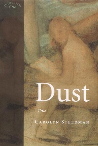Book cover: "Dust" by Carolyn Steedman, with a painting of a person cleaning.